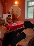 ЕДИ в трудовом коллективе Хлупинской базовой школы "Роль семейных ценностей в современном обществе " с участием председателя Озеранского сельского исполнительного комитета Дорофей Инны Степановны