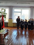 Урачыстая лінейка на завяршэнне 1 чвэрці