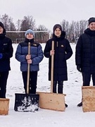 Акция «Уберём снег вместе».