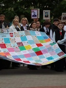 Участие в торжественном митинге "Нам жить и помнить!"