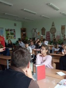 Встреча учащихся 8А и 6Д с детским писателем - Павлом Глушинцом. 08.10.2020г.