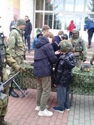 Демонстрация вооружения, экипировки, техники и концертное выступление вокальной группы «Единство» Пинского погранотряда