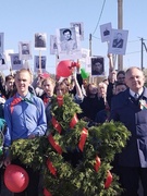 09.05.2022 Торжественное шествие по улицам агрогородка Дудичи в рамках патриотического проекта "Беларусь помнит", митинг у Братской могилы советским воинам