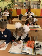 Первый урок в первом классе!
