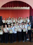 Торжественное чествование победителей второго этапа областной олимпиады учащихся 4-9 классов по учебным предметам