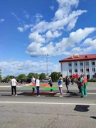 Патриотическая акция "В едином забеге под флагом страны"