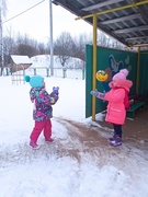 Зимняя прогулка в детском саду