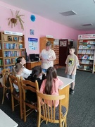 03.06.2025 - литературно-игровая программа «Книжная радуга лета» в  городской библиотекой  №2 для ребят 4 «А» класса