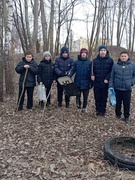 Работа волонтерского отряда  в рамках проекта "Октябрь - здоровый агрогородок"
