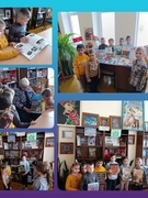 Посещение сельской библиотеки "Военные книги"