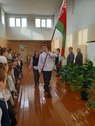 Торжественная линейка, посвящённая началу 4-й учебной четверти