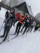 В лесном массиве  г. Ельска прошли лыжные гонки в рамках районных соревнований по зимнему многоборью "Здоровье" Государственного физкультурно-оздоровительного комплекса Республики Беларусь.