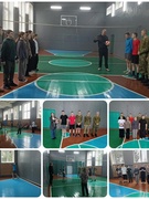 Соревнования по волейболу с участием военнослужащих пограничной заставы "Подгалье"
