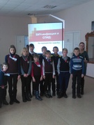 Агульнашкольнае мерапрыемства, прысвечанае міжнароднаму Дню барацьбы са СНІДАМ ''На скрыжаванні лёсу''