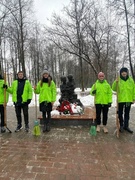 Республиканский челлендж "Уберём снег вместе" (Волонтерский отряд "Рука помощи") 17.03.2021