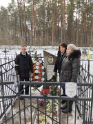 Возложение венка воину-интернационалисту Ахрамович Г.Д. в д. Буда