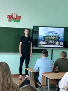 Просмотр презентации « История Олимпийского  движения  в Беларуси» в рамках "Недели спорта и здоровья"