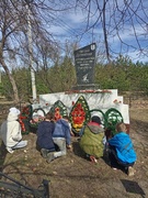 Посещение мест воинской боевой славы, памятники жертвам ВОВ в д. Романовка, д. Казимировка