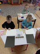 Выяўленчае мастацтва (аплікацыя) "Святлафор и пешаходны переход""