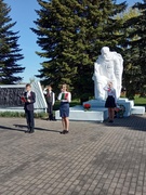 09.05.2022 Митинг у Памятника погибшим землякам в аг.Демброво "Нам доверена Память..."