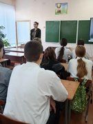 Единый школьный день с сотрудниками РОВД