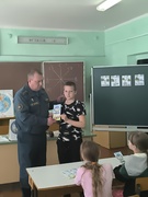 Инспектор РОЧС Хацулев А.А. провел профилактическую беседу по правилам безопасности во время летних каникул