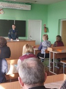 Профилактическая беседа с участием работников РОЧС г. Ельска