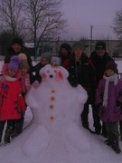 Фізкультурнае свята. Конкурс на лепшага снегавіка