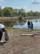 Участие в акции "Беларусь  синеокая", направленная на наведение  порядка  и благоустройства территорий, прилегающих  к водным объектам.