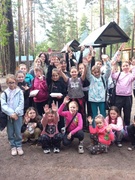 Учащиеся 4 «А» класса совместно с родителями приняли участие в игре «Лазертаг»