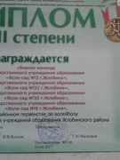 Районное первенство по волейболу среди работников учреждений образования Жлобинского района