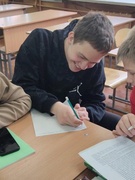 В шестой школьный день учащиеся 7 «А» класса приняли участие в мероприятии «Профессия: выбираем вместе»