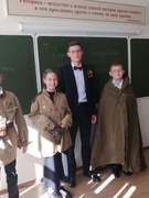 Первый урок в 6 "Б" классе
