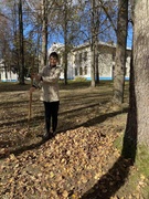 Трудовая акция "Чистый школьный парк"