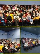 Посещение премьеры мультфильма "Беловежская пуша" на базе кинотеатра Беларусь. Шестой школьный день 08.02.2025