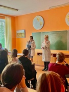 Беседа о профилактике распространения наркотиков и по профориентации для учащихся 8-11 классов