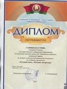 Дипломы за 2024/2025 учебный год