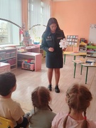 Познавательная встреча с инспектором СНиП Ельского РОЧС Козинец Полиной Александровной