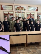 Учащиеся военно-патриотического клуба «Память» показали сверстникам из России, чем живет их клуб