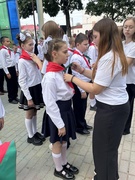 Торжественный районный пионерский сбор в честь дня рождения БРПО