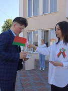 Вручение билетов БРСМ