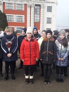 Митинг на привокзальной площад и,  посвященный 110 летию  годовщине Героя Советского  Союзга  К. С. Заслонова