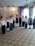 Віншаванне са святам ад выхаванцаў дзіцячага сада і вучняў 1 класа