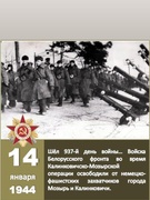 14 января – День освобождения Мозыря от немецко-фашистских захватчиков.