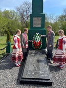 "Вахта памяти"  у братской могилы в деревне Яцково Воложинского района