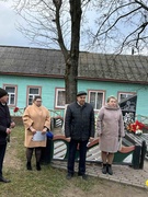 Митинг, посвященный освобождения г.Речица и Речицкого района от немецко- фашистских захватчиков.
