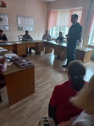 Встреча коллектива с сотрудником МЧС