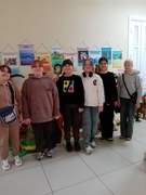 Учащиеся ГУО "Средняя школа №3 г.Хойники" посетили развлекательно-игровую выставку «Маша и Медведь»  в ГУК "Хойникский районный краеведческий музей"