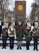 Участие в республиканском флешмобе "Против преступного беспамятства"