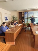 Фотоотчет беседы с рабочим коллективом о пожарной безопасности